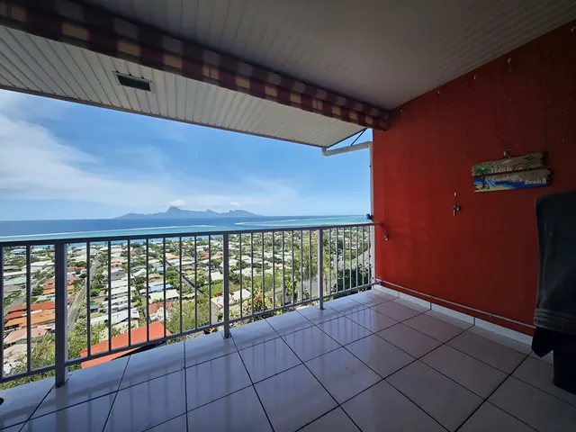 Moorea en face, depuis le bout de la terrasse
